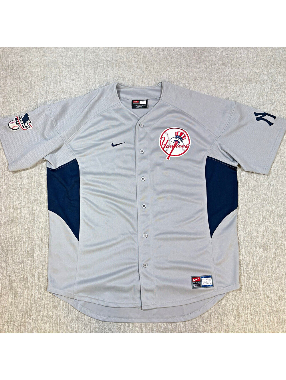 Vintage 2000s Nike New York Yankees Alex Rodriguez #13 Jersey Mens XL Gray